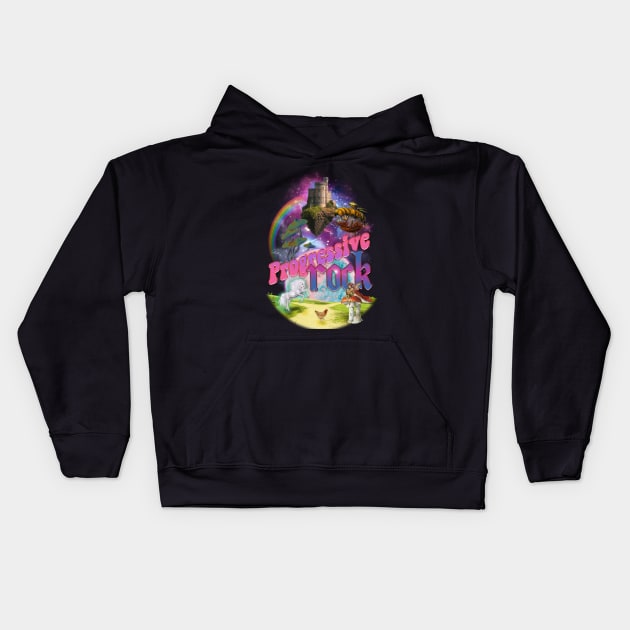 Progressive Rock Kids Hoodie by Hiraeth Tees